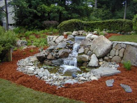 Pond and waterfall design and maintenance